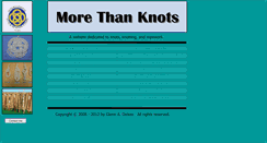 Desktop Screenshot of morethanknots.com